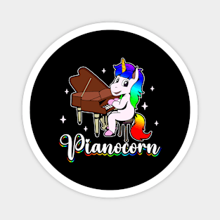 Pianocorn - Unicorn on piano Magnet